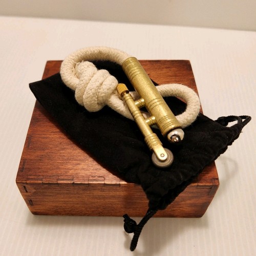 NEW Vintage Style Rope Sailor Lighter Fire Starter with Velvet Bag ...