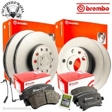 BREMBO Bremsensatz Bremsbelag + Petec Paste vorne hinten für MERCEDES-BENZ