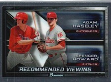2017 Bowman Draft #RV-PHI Adam Haseley / Spencer Howard Recommended Viewing