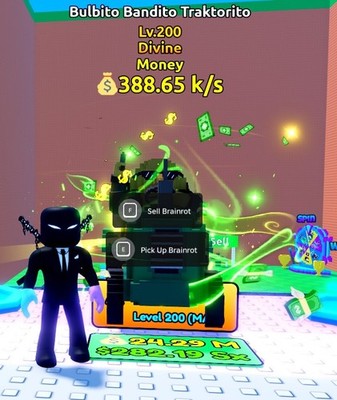 Bulbito Bandito Traktorito | Money | Lv. 200 | Escape A Tsunami for Brainrots  