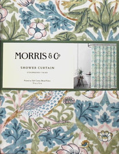 William Morris Fabric Shower Curtain Strawber...