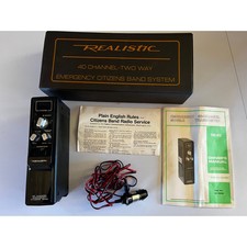 Vintage Realistic 40 Channel Two Way Emergency Citizen Band System TRC-412 CB