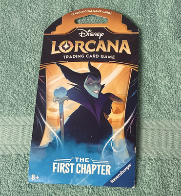 Ravensburger Disney Lorcana TCG First Chapter Booster Pack 12 Cards Maleficent