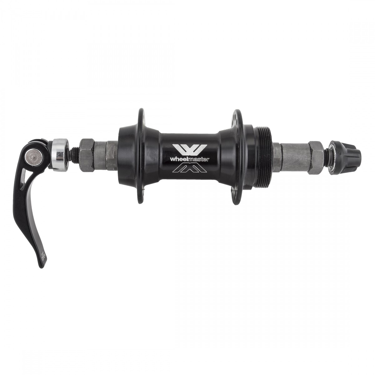 Wheel Master AQ-1000 Alloy QR Hubs Rear Hub Rim Brake Threaded Freewheel Blk 6790₽