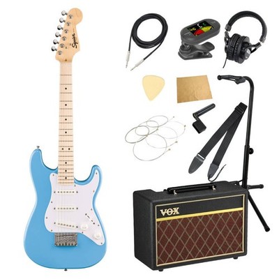 Squier by Fender Mini Stratocaster MN CAB with VOX amp - 11-piece beginner's set