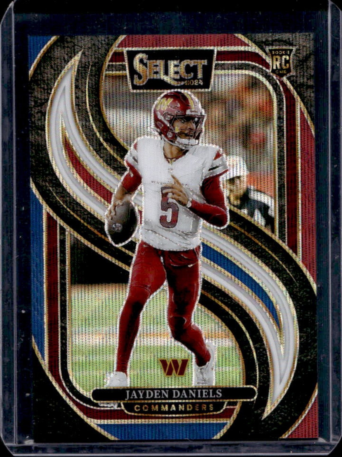 2024 Select Jayden Daniels Premier RC Tri-Color Prizm #/249 Commanders