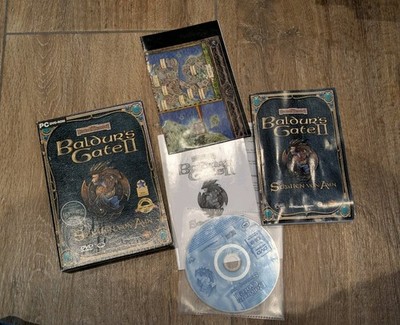 Baldur's Gate II Schatten von Amn  PC Game DVD -Rom 2000 Box