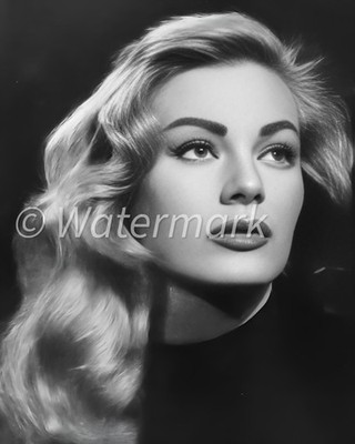 Room Decor Publicity Photo 1950s Pin Up Glamour 8x10 Anita Ekberg Print