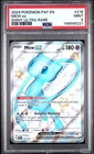 MEW EX SHINY ULTRA RARE #216 2024 POKEMON PAF EN-PALDEAN FATES PSA 9