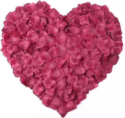 2000 Rote Rosenblätter Rosenblüten Liebe Valentinstag Rose Hochzeit