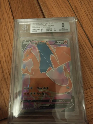 Pokemon - Champion's Path - Charizard V SWSH050 Promo - BGS9