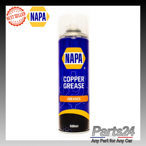 NAPA Copper Grease Spray Multi Purpose Anti Seize Compound Aerosol 500ml