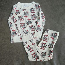 Hanna Andersson Disney Christmas Mickey Minnie Organic Cotton Pajama Set 3T 90cm