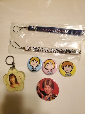early 2000s AJW (All Japan Women) Pro Wrestling buttons/Collector Pins/key chain