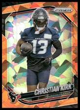 Christian Kirk 2025 Panini Prizm #3 Orange Ice Houston Texans