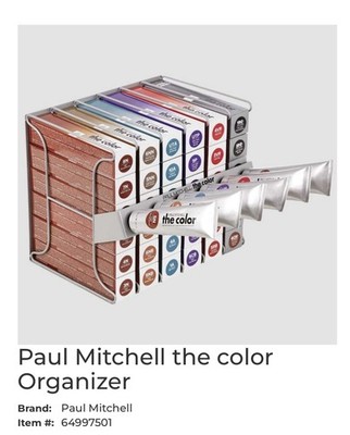Paul Mitchell the color Organizer Stackable Expandable Color Bar Rack