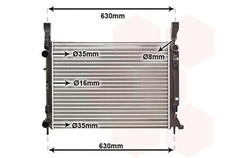 VAN WEZEL Motorkühler Wasserkühler 43002469 für CITAN KANGOO MERCEDES RENAULT 2 VAN WEZEL Motorkühler Wasserkühler 43002469 für CITAN KANGOO MERCEDES RENAULT 2
