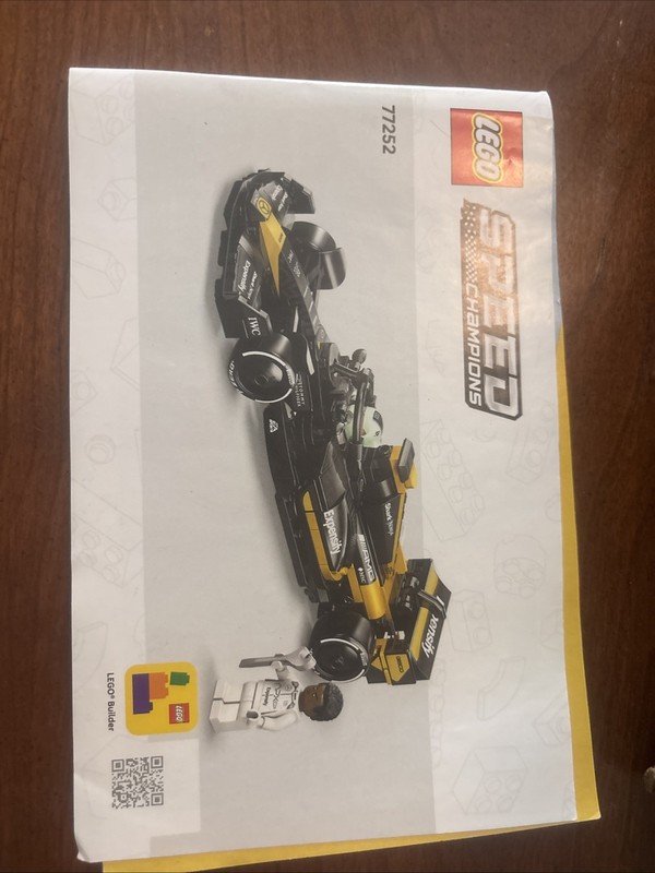 Lego 77252 Speed Champion Instructions