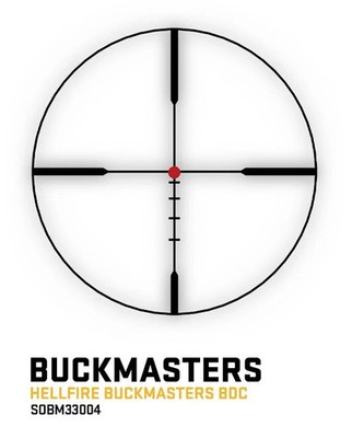 Sig Sauer Buckmasters 3-9x40mm Riflescope Illum Hellfire BDC