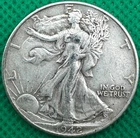 1942 LIBERTY WALKING SILVER HALF DOLLAR (304a)