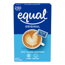 Equal Original 0 Calories Sweetener Classic Packets Gluten Free, 230ct 12 Pack
