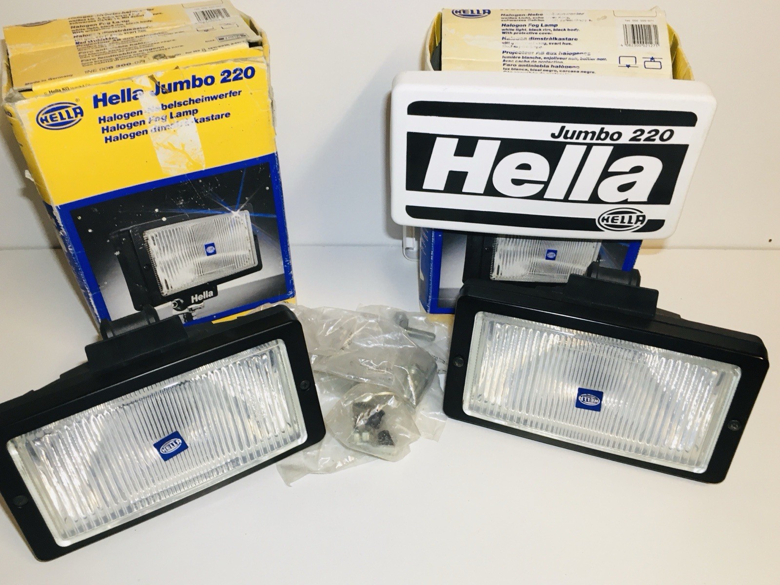 Phares antibrouillards Hella Jumbo 220 halogènes à haute puissance lumineuse