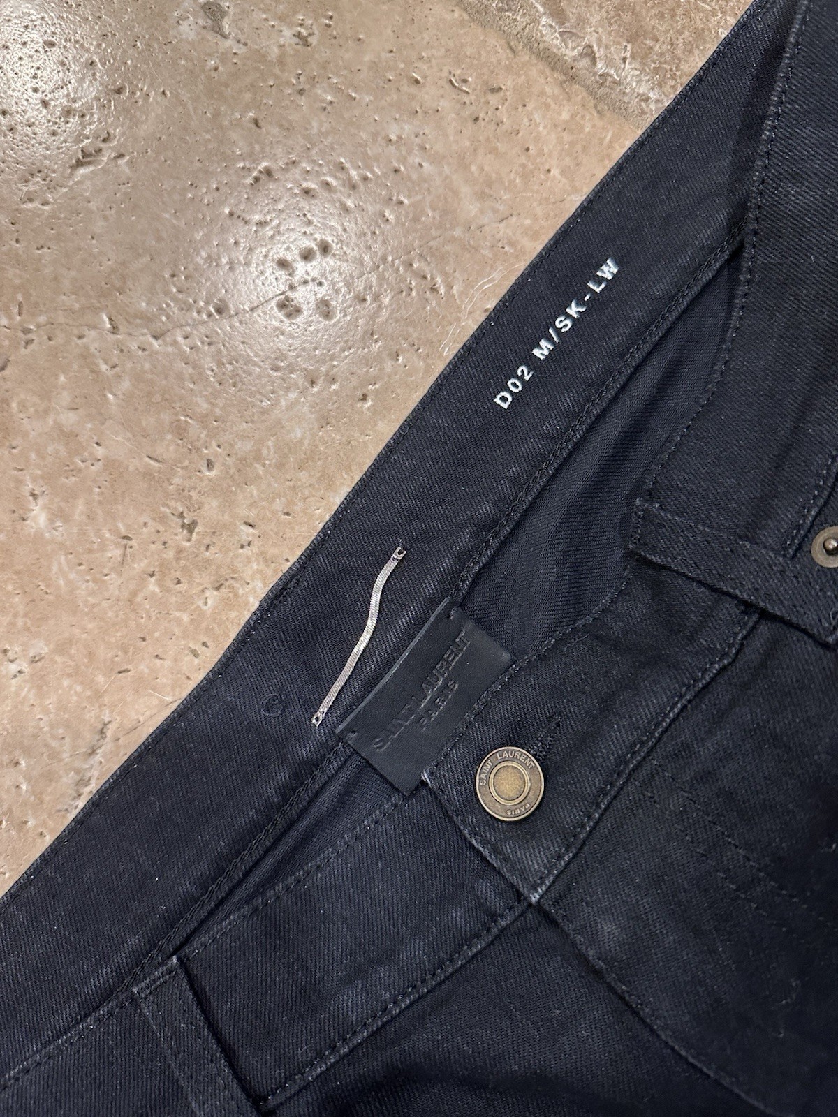 Saint Laurent Paris Anthony Vaccarello D02 2021 Denim Nero