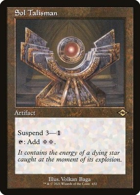 Sol Talisman (Retro Frame) (Foil Etched) -Foil Near Mint MTG Modern Horizons 2