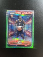 Topps 2024-25 Chrome Green Refractor Yves Missi Rookie New Orleans #156