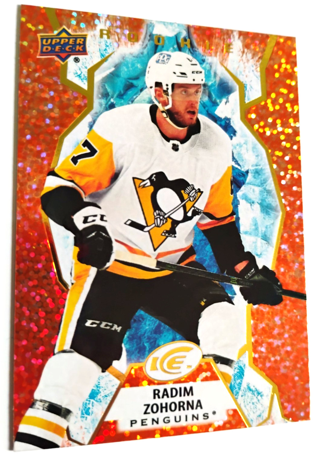21 22 UPPER DECK ICE ORANGE ROOKIE RADIM ZOHORNA #113