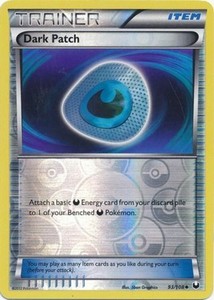 Moderate Play x 1 Dark Patch - 93/108 - Uncommon - Reverse Holo Dark Explorers