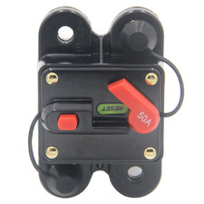 50 Amp Circuit Breaker, Fuse Holder 50A Trolling Motor Auto Car Marine Boat Bike