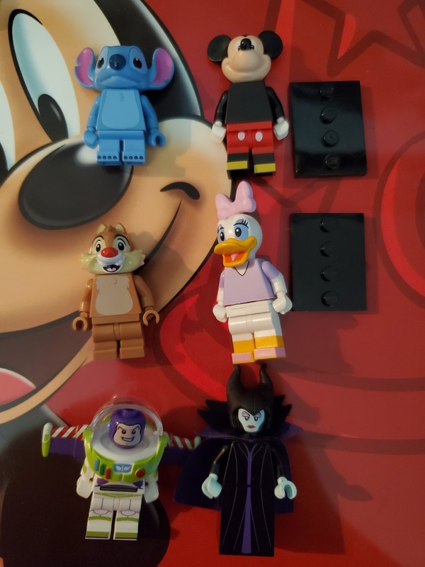 Mixed Disney LEGO Minifigures Lot Including Series 1 Maleficent- AS IS - Photos
