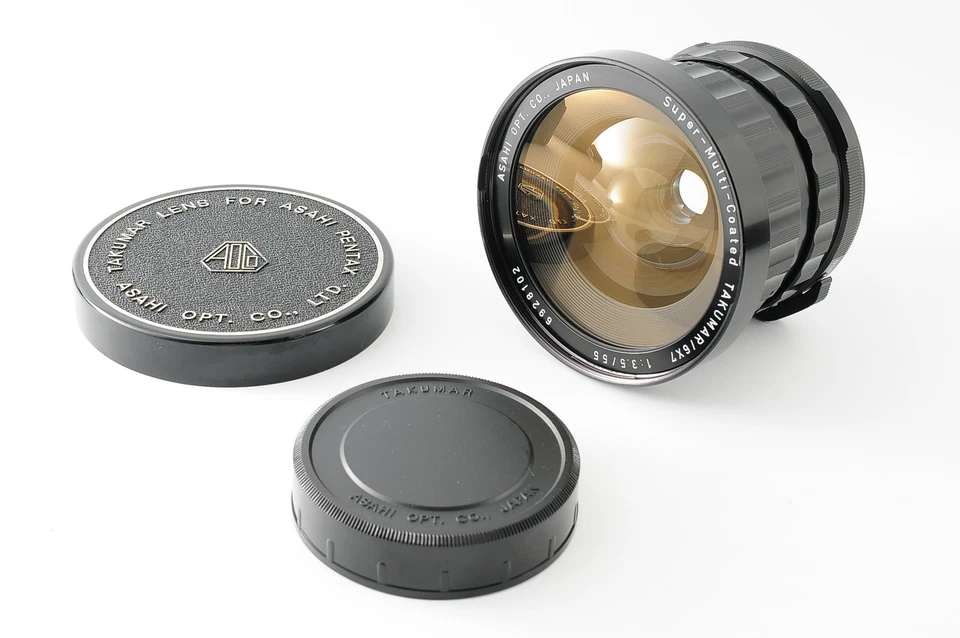 [Superior Mint] PENTAX Smc Takumar 55mm F3.5 Lente Gran Angular 6x7 67 67II De - Imagen 3 de 4