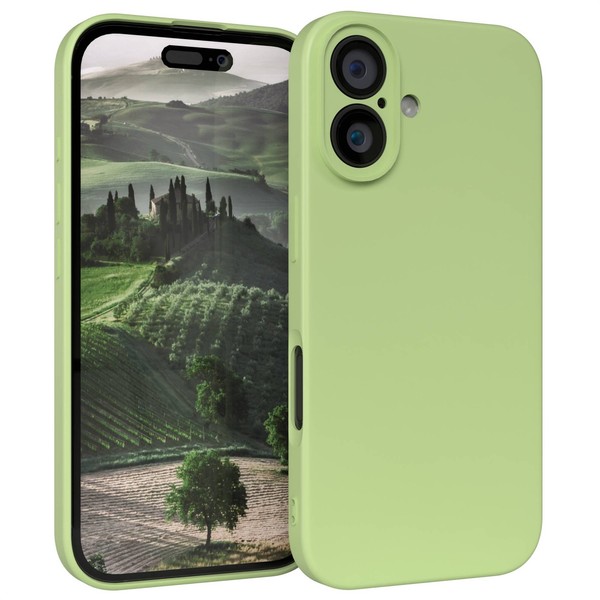 HandyhüLle FüR Apple Iphone 16 Silikon Back Cover Tpu Schutz Handy Case GrüN-image