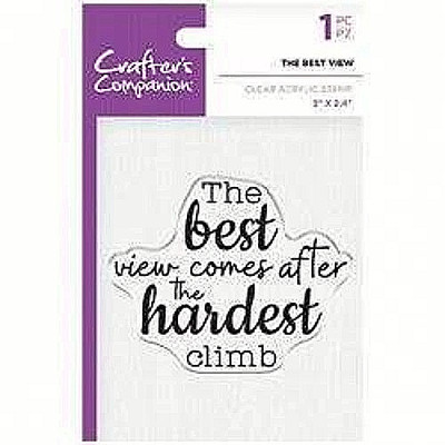 Crafters Companion Clear Stamp The Best View CC-ST-CA-TBVI Kartenherstellung Papercraft