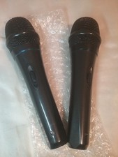 new unbranded two microphones without cables for Bluetooth karaoke/speaker