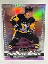 2024-25 UD O-PEE-CHEE PLATINUM MARQUEE ROOKIE SUNSET #275 PENS RUTGER McGROARTY