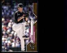 2020 Topps Update Phillip Diehl RC 0654/2020 Colorado Rockies #U-16