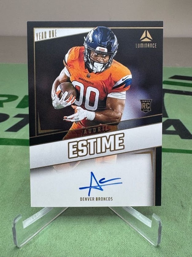 2024 Luminance Audric Estime Year One Rookie RC AUTO - Denver Broncos