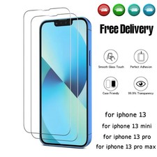 2 Packs Tempered Glass Screen Protector Protection Film for iphone 13mini/13/Pro