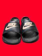 Nike Victori One Slide CN9675 006 Black Metallic Gold Sandals Shoes Mens 12
