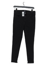 Gap Women's Jeans W 28 in Black Cotton with Spandex Skinny