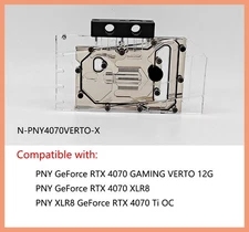 Granzon GPU Water Block For PNY GeForce RTX 4070 GAMING VERTO 12G