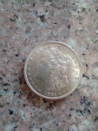 1921 Morgan Silver Dollar Coin $1 - AU