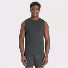 All in Motion Sleeveless Performance Tee in Black Size M