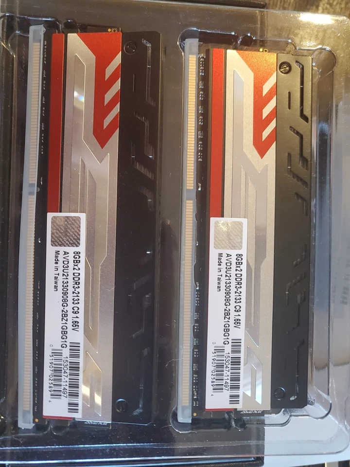 Avexir 16GB(8gbx2) DDR3 C9 1.65v - Image 3 of 3