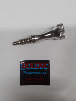 HOLLEY PERFORMANCE CARBURETOR POLISHED BILLET ALUMINUM ''EZ IDLE'' SPEED KNOB
