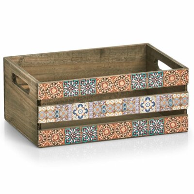 Deko-Kiste für Accessoires, MOSAIC, 32 x 22 x 13,5 cm, ZELLER