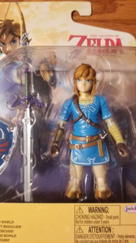 JAKKS PACIFIC LEGEND OF ZELDA LINK WITH MASTER SWORD & SHIELD - WORLD OF NINTENDO - Bild 2 von 4